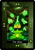 The Frog Card Green